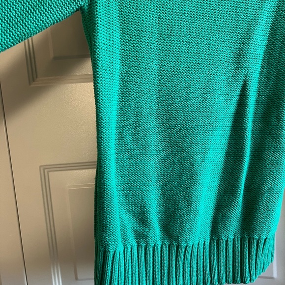 Old Navy Green Cable Knit Ling Sleeve Sweater - Picture 7 of 9
